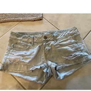 American Eagle Low Rise Denim Shorts